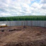 Hydrophilic Jointed “Sealwall” Tanks Better Than Other Precast-Concrete or Steel, Say Whites Concrete Whites Concrete new elliptical Sealwall tank