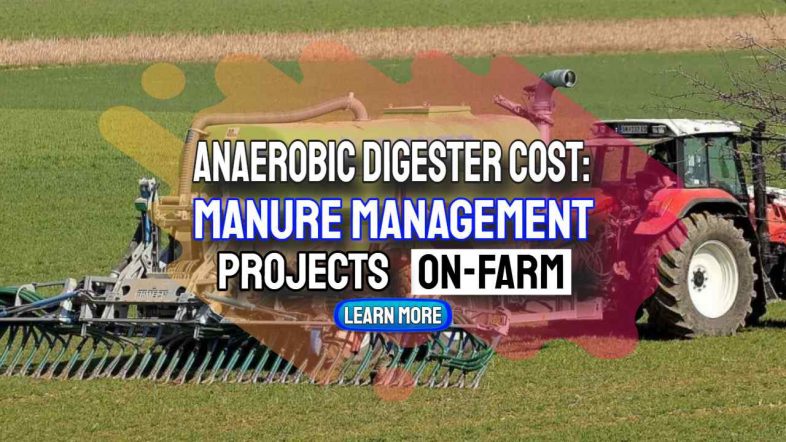 Image text: "Anaerobic digestion plant cost for manure management".