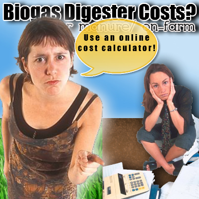Anaerobic digester cost - Use an online calculator!