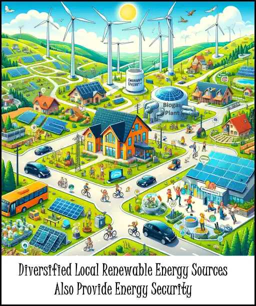 Cartoon depicting energy independence