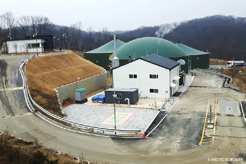 The biogas plant at Abfallanlage_Gyeonggi-do_KRO
