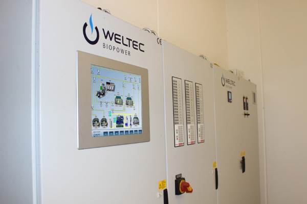 WELTEC south korea biogas plant panel