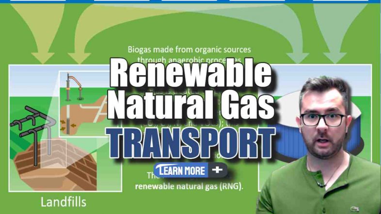 Image text: "Renewable Natural Gas Transport".