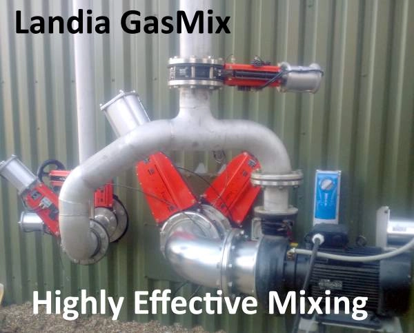 Image shows the Landia GasMix mixing London's Food Waste