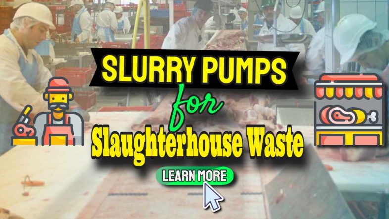 Image text: "Slurry Pumps for Slaughterhouse Waste Pumping".