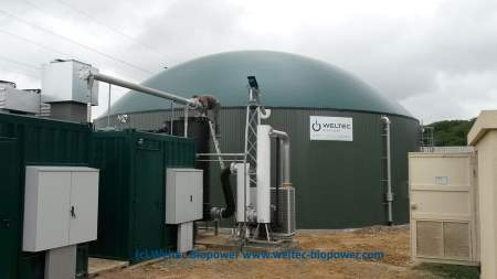 Weltec Biopower Anaerobic Digestion Plant France