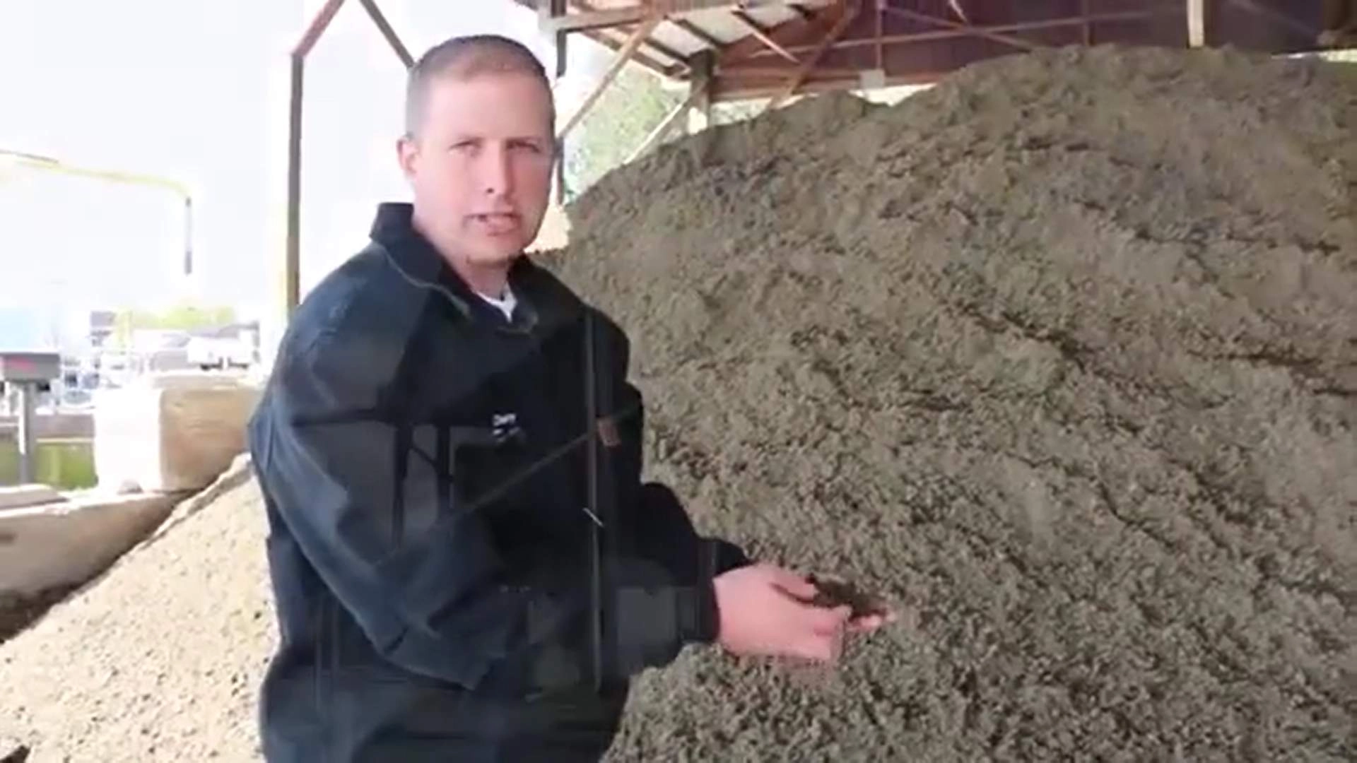 Illustration showing Biogas Digestate fibre.