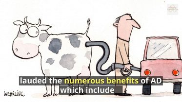 Image shows the functions of biogas plant