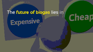 Image illustrates an aspect of the Future of Biogas 