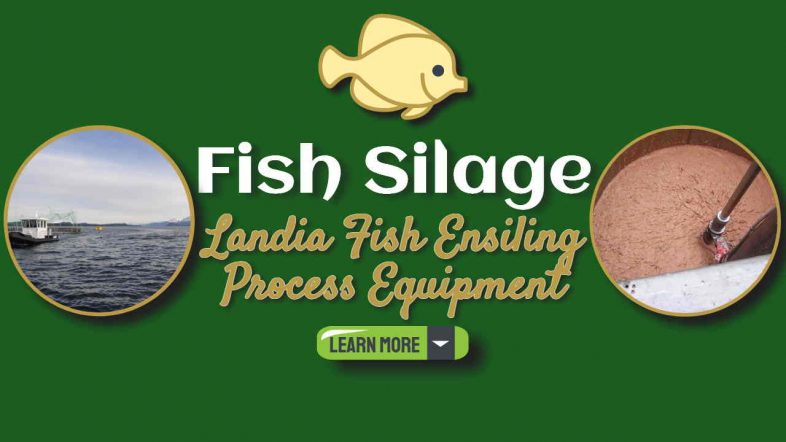 Image text: "Fish silage process equipment Landia".