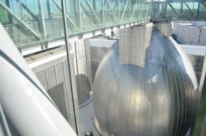 Image shows another egg-shaped digester.