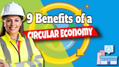Featured Image with the text: "9 Benefits of a Circular Economy".