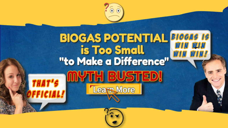 Image text: "Biogas Potential is Too Small".