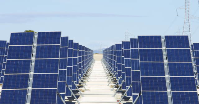 Image illustrates solar panels for the articles on "Is Coal Cheaper than Renewable Energy"?