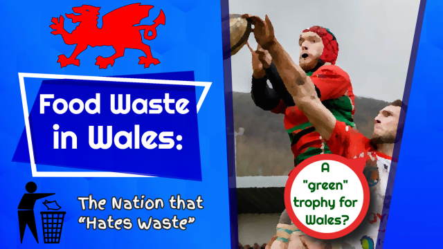 Food Waste in Wales: Rugby players leap for a trophy!