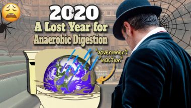Image with text: "2020 anaerobic digestions lost year".