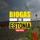 Image text: "Biogas in Estonia showing an Envitech Plant".