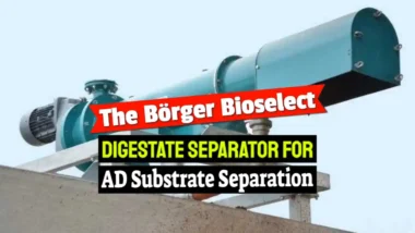 Borger AD Separator for Digestate Processing: Featured Image.