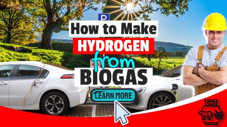 Image text: "How to make hydrogen from biogas".