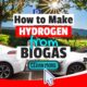 Image text: "How to make hydrogen from biogas".