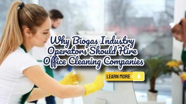 Image text: "why biogas industry office cleaning cost"