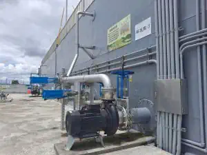 Landia’s externally mounted biogas digester mixing system in Taiwan.