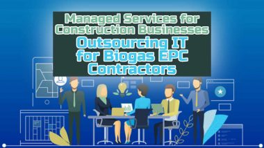 Image text: "Managed services for construction businesses".