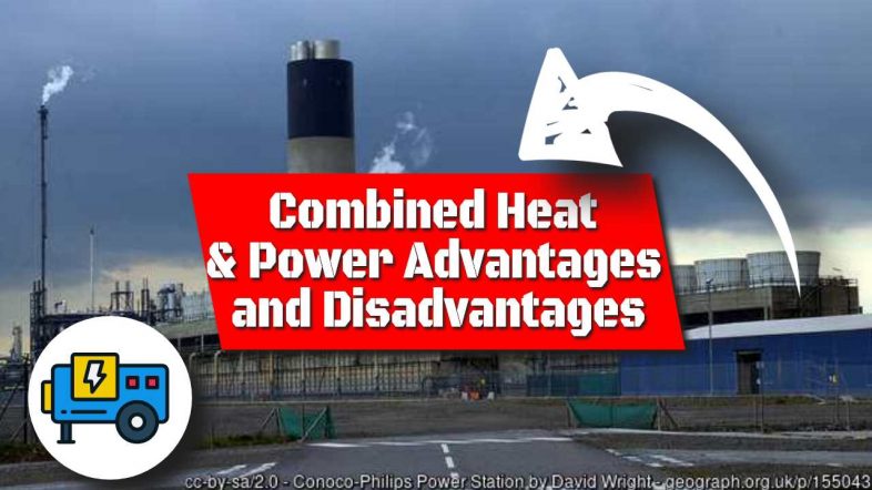 Image text: "Combined heat and power advantages and disadvantages".