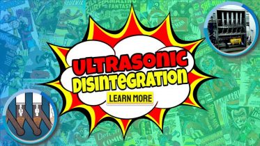 Image text: "Ultrasonic Disintegration for Higher Biogas Output from Biowastes".