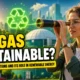Featured image with the text: "Is Biogas Sustainable? Benefits Limitations and Its Role in Renewable Energy."
