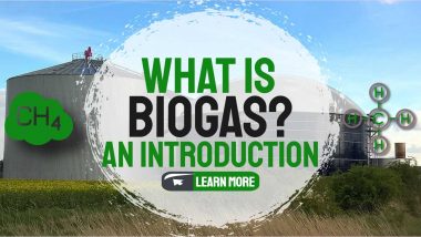 Image text: "What is Biogas? An Introduction".