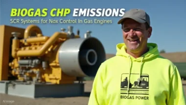 Biogas CHP Emissions SCR Systems for NOx Control in Gas Engines - Featured Text Thumbnail; Image