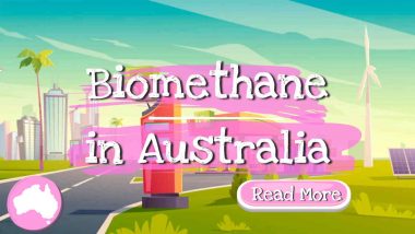 Image text: "Biomethane in Australia".