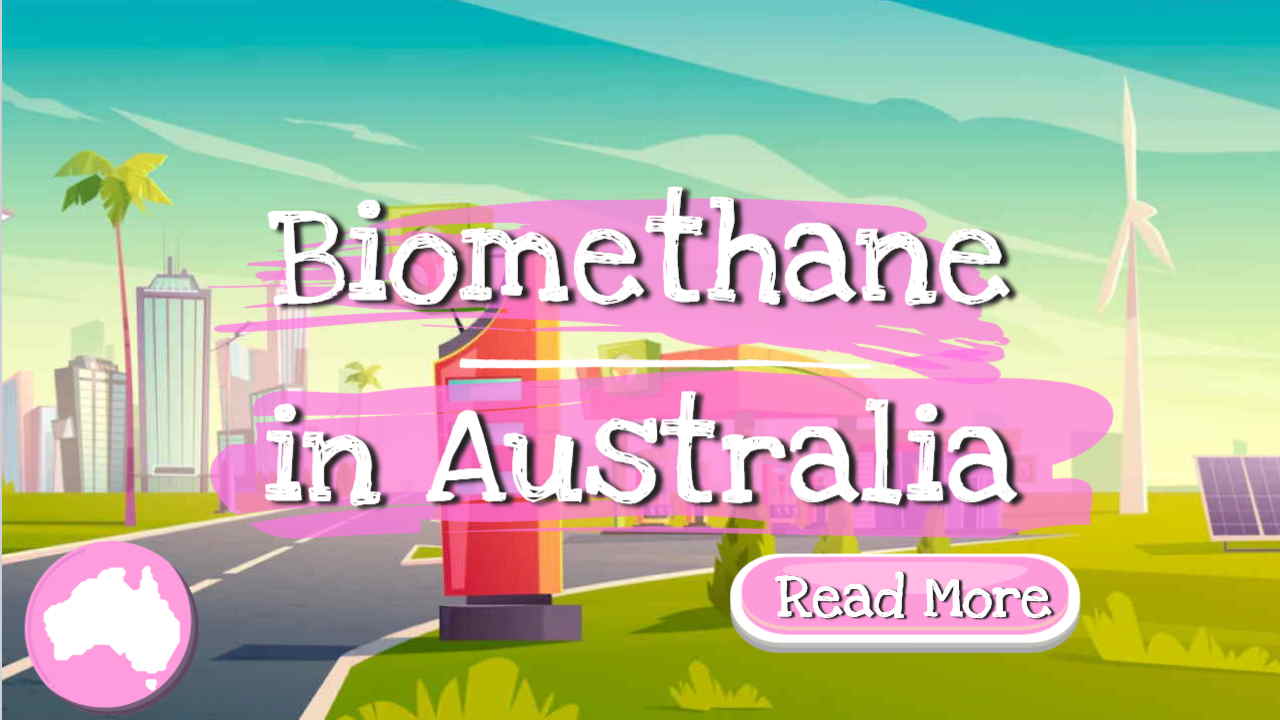 Image text: "Biomethane in Australia".