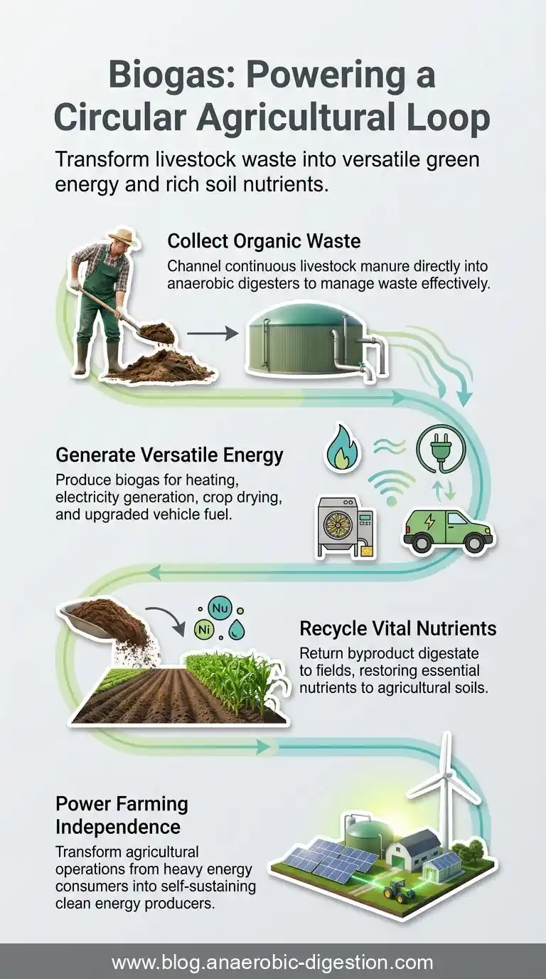 Infographic - The Importance of Biogas in Village Agriculture Infographic - The Importance of Biogas in Village Agriculture