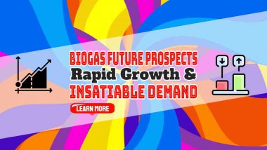 Image text: "Biogas Future Prospects Rapid Growth and Insatiable Demand".