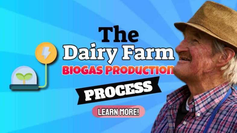 Dairy Farm Biogas Production-process with Advert.