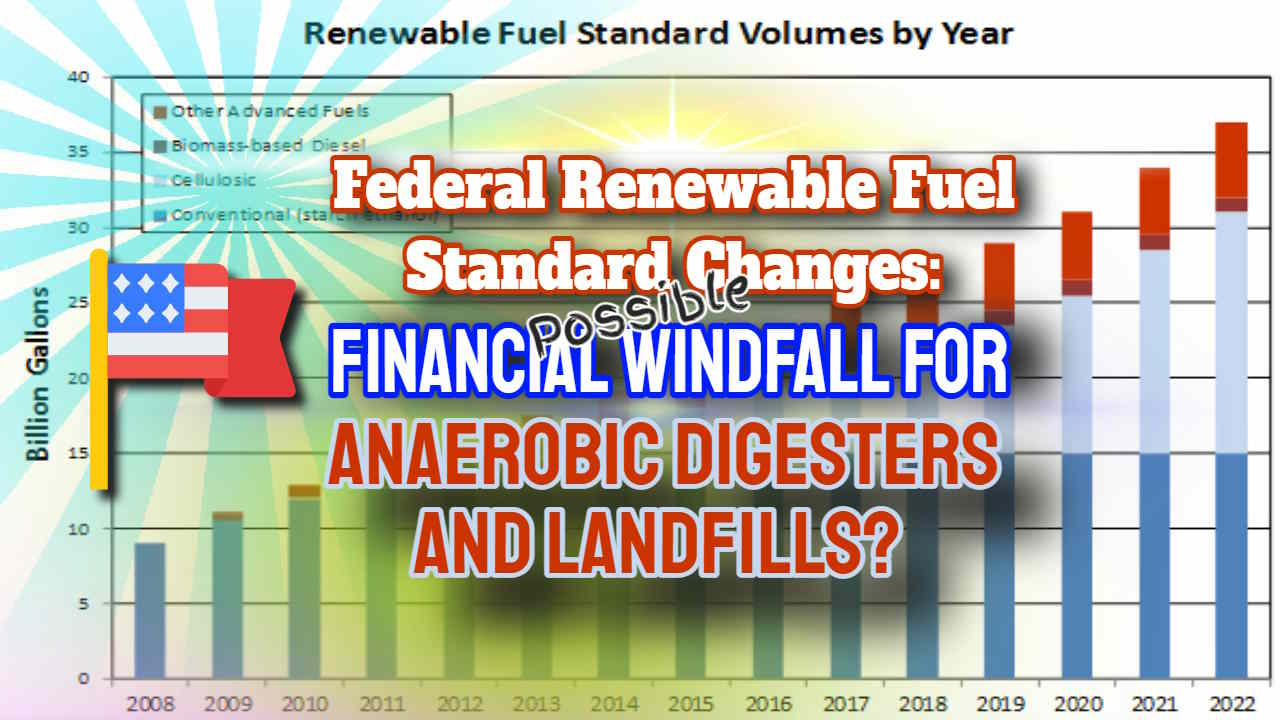 Image text: "Renewable Fuel Standard NFS Changes: Possible Windfall?"