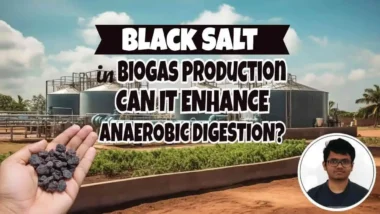 Featured image for Black salt in biogas production article.