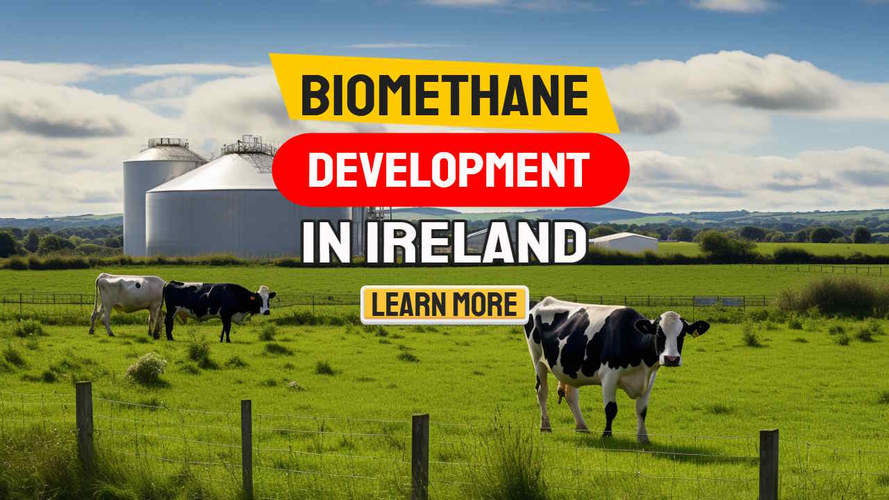 Thumbnail image with text: "Biomethane Development in Ireland".