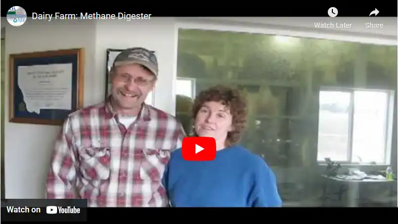 Dairy Farm Methane Digester YouTube video link.