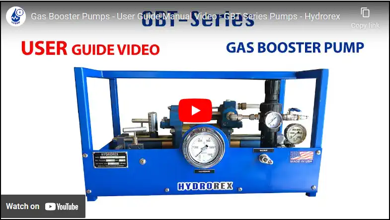 YouTube Biogas Booster Pump info video
