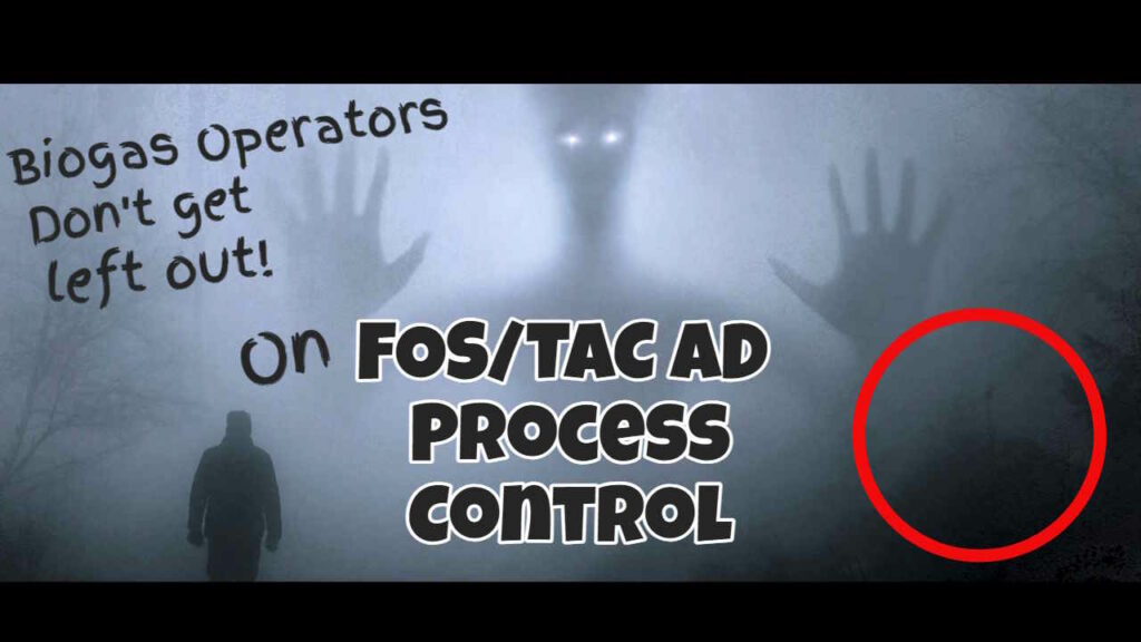 Text in image says: "FOS/TAC Anaerobic Digestion Process Control".
