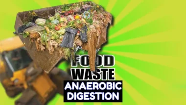 Image with text: "Food Waste Anaerobic Digestion."