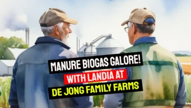 Manure biogas galore - Featured image.