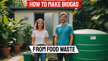 Featured image for te article "How to Make Biogas from Food Waste."