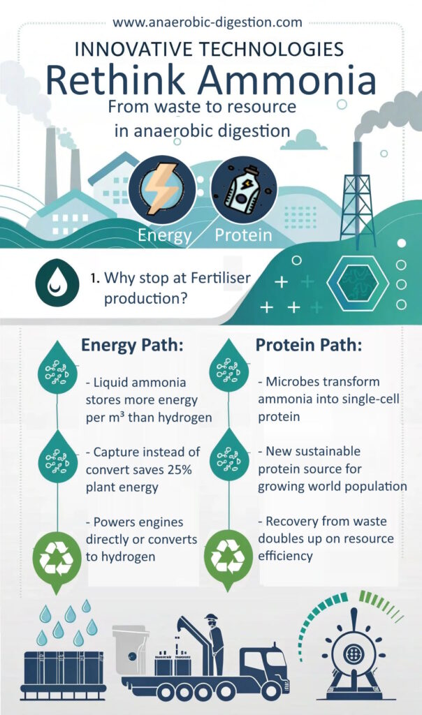 Rethinking ammonia in anaerobic digestion infographic