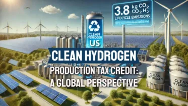 Image illustrates he article about the finalised US Clean Hydrogen Tax Incentive Rules.