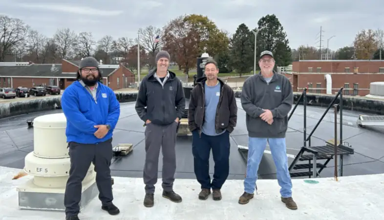 Left to Right, Jeremiah Buchanan (Operator), Tom Vlahovich (Lead Operator), Jason McDaniel (Operator), Matt Fraley (Operations Supervisor)