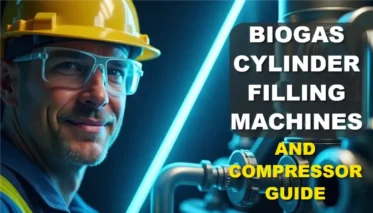 Biogas Cylinder Filling Machine Compressor Guide with text as featured image.webp